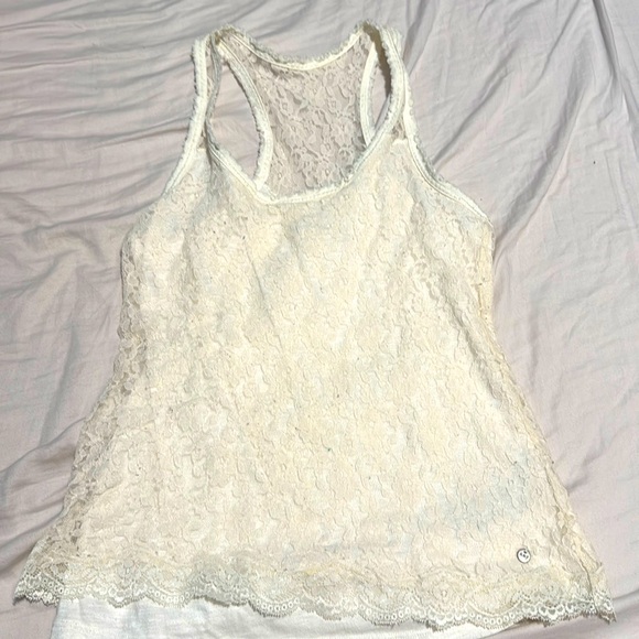 Used abercrombie lace tank - Picture 1 of 4